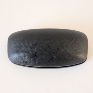 Salvatore Ferragamo Black Hard Eyeglass Sunglasses Hard Case